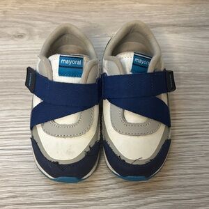 Mayoral Kids Sneakers - Navy and White